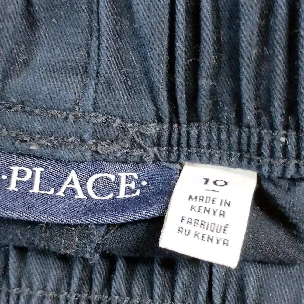 Lot of 4 The Children’s Place Boys Cargo Jogger Pants Size 10 Navy Black Khaki